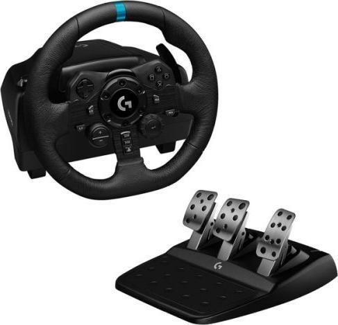Руль Logitech G923 TrueForce, чёрный (Black)