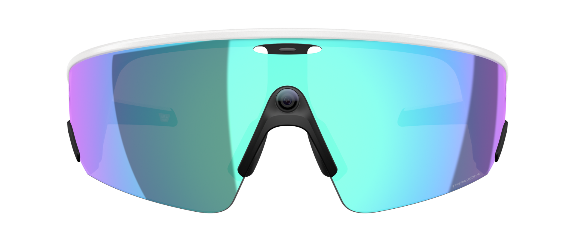 Умные очки Oakley Meta Vanguard OW8001 (белая оправа, линзы сапфировые) Prizm Sapphire
