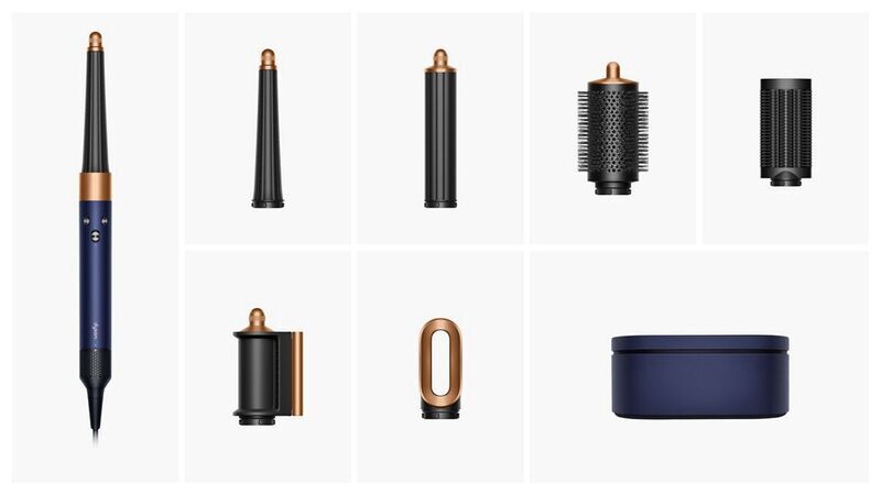 Стайлер Dyson Airwrap i.d. Long HS08 Straight+Wavy, синий/медный (Prussian Blue/Copper) (2025)