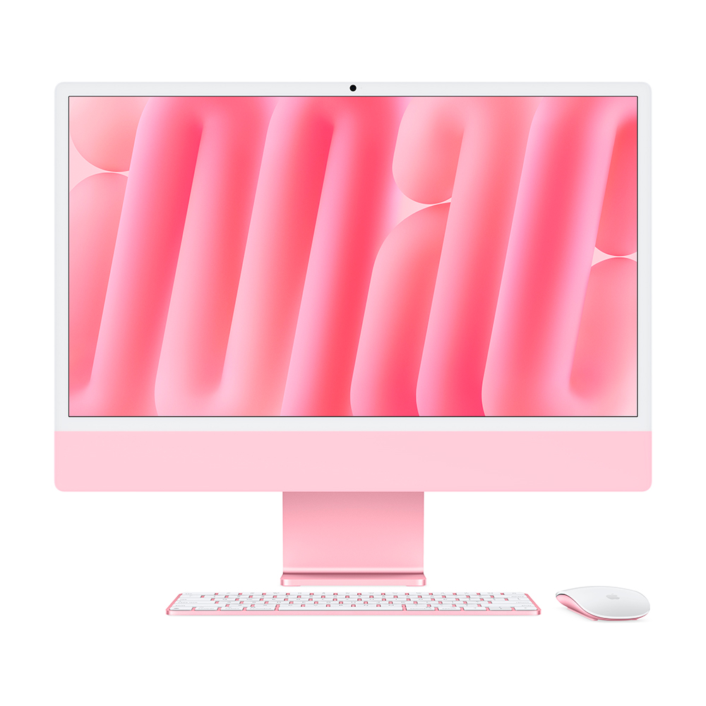 Моноблок Apple iMac 24" Retina 4,5K (M4, 10C CPU, 10C GPU, 32Gb, 512Gb SSD), розовый (Z1ES000DE)
