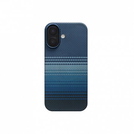 Чехол Pitaka Ultra-Slim Case для Apple iPhone 17, голубой (Moonrise)