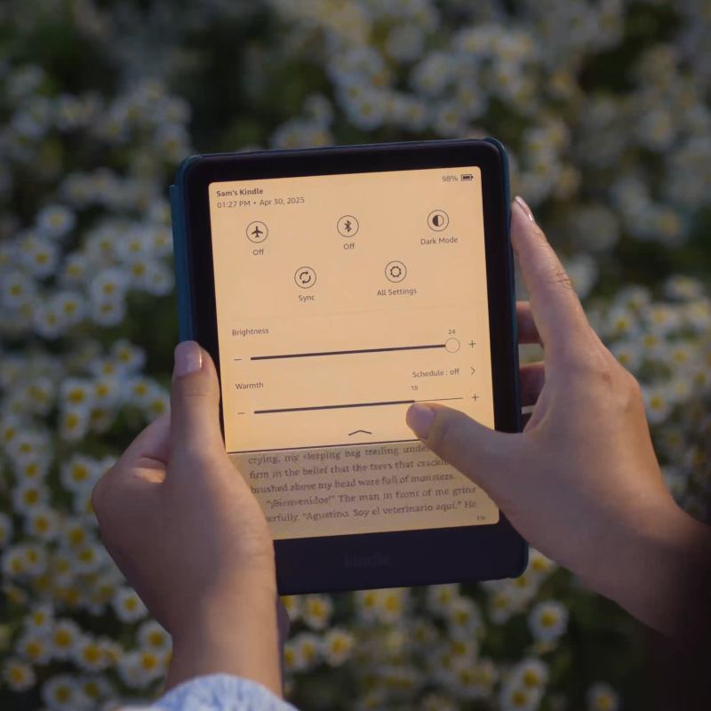 Электронная книга Amazon Kindle PaperWhite 2024 16Gb, чёрный (Black) (без рекламы)