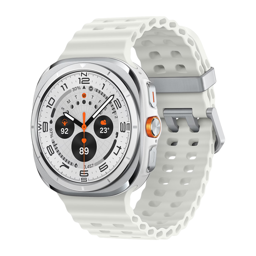 Умные часы Samsung Galaxy Watch Ultra 2025 LTE 47мм, белый титан (Titanium White)