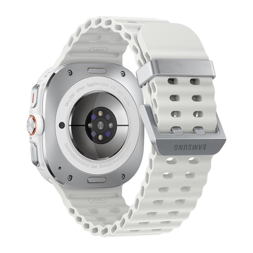 Умные часы Samsung Galaxy Watch Ultra 2025 LTE 47мм, белый титан (Titanium White)