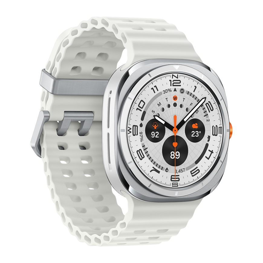 Умные часы Samsung Galaxy Watch Ultra 2025 LTE 47мм, белый титан (Titanium White)