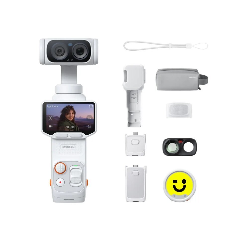 Экшн-камера Insta 360 Luna Ultra Creator Bundle, белый (Stellar White)