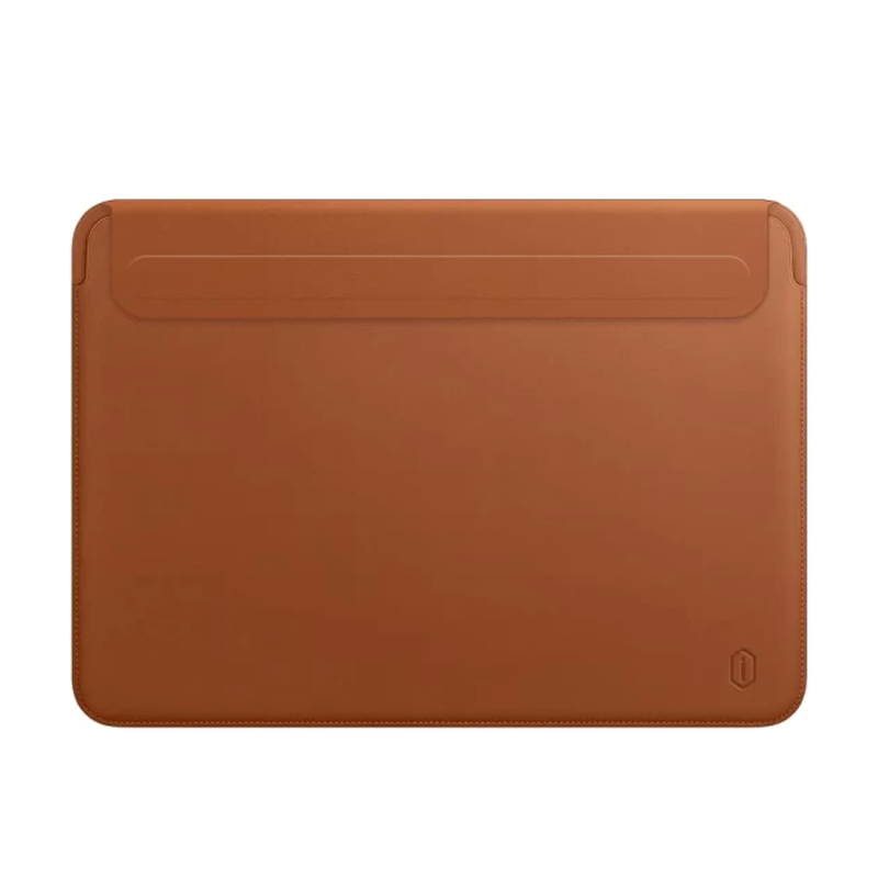 Защитный чехол WiWU Skin Pro II Leather Sleeve для Apple MacBook Air 13" (M2, M3, M4, M5 | 2022-2026), коричневый (Brown)