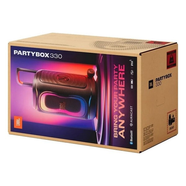 Портативная акустика JBL PartyBox 330, чёрный (Black)