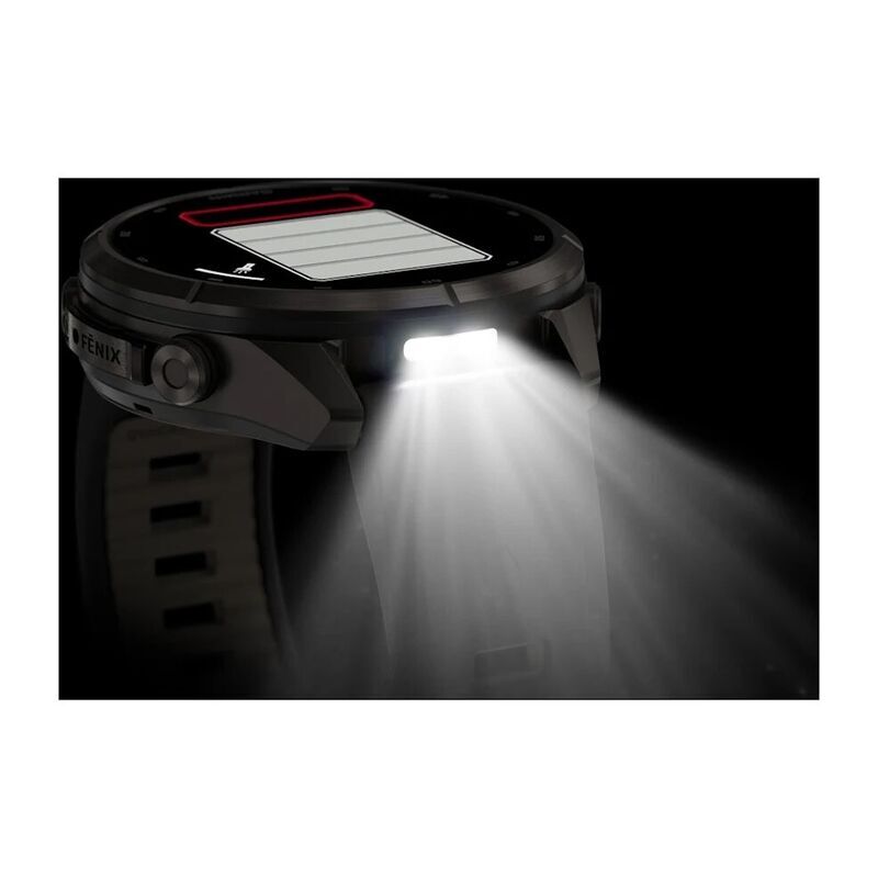Умные часы Garmin FENIX 9 Pro (010-04335-11) 43 мм, AMOLED, inReach, LTE, DLC титановый чёрный, чёрный силиконовый ремешок