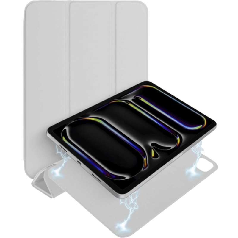 Чехол Gurdini Smart Magnet Series для iPad Pro 11 (2024), серый