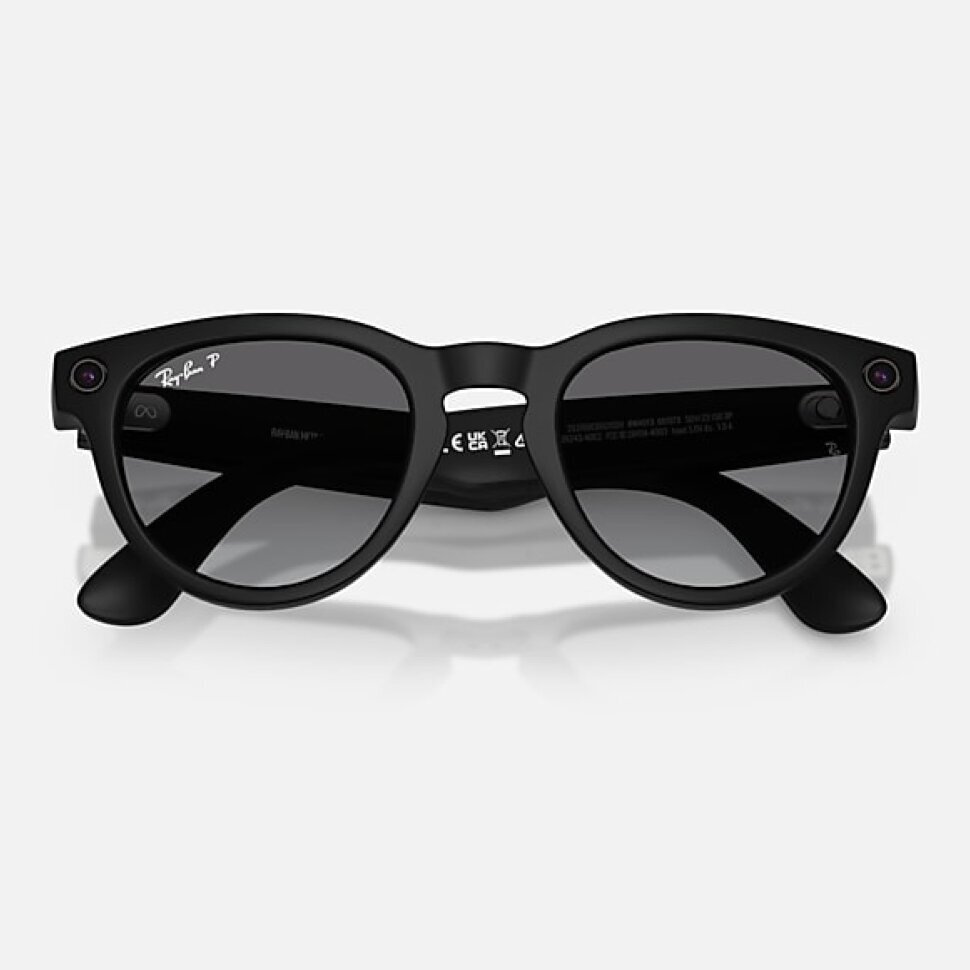 Умные очки Ray-Ban Meta Headliner Gen 2 RW4013 (матовая чёрная оправа, линзы поляризованные графитовый градиент)