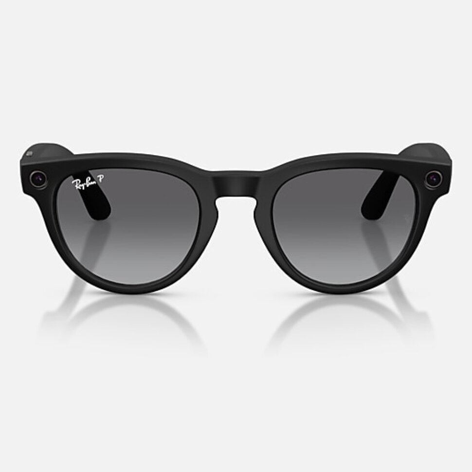 Умные очки Ray-Ban Meta Headliner Gen 2 RW4013 (матовая чёрная оправа, линзы поляризованные графитовый градиент)