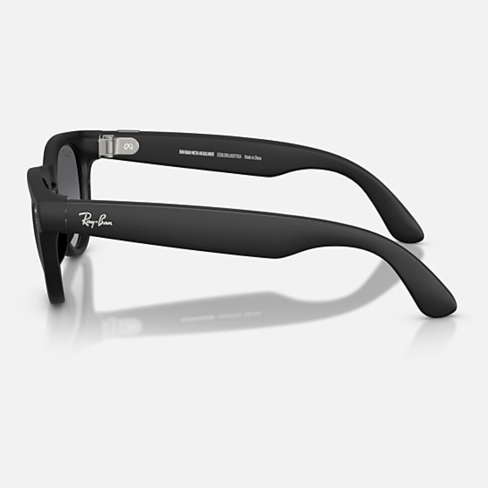 Умные очки Ray-Ban Meta Headliner Gen 2 RW4013 (матовая чёрная оправа, линзы поляризованные графитовый градиент)