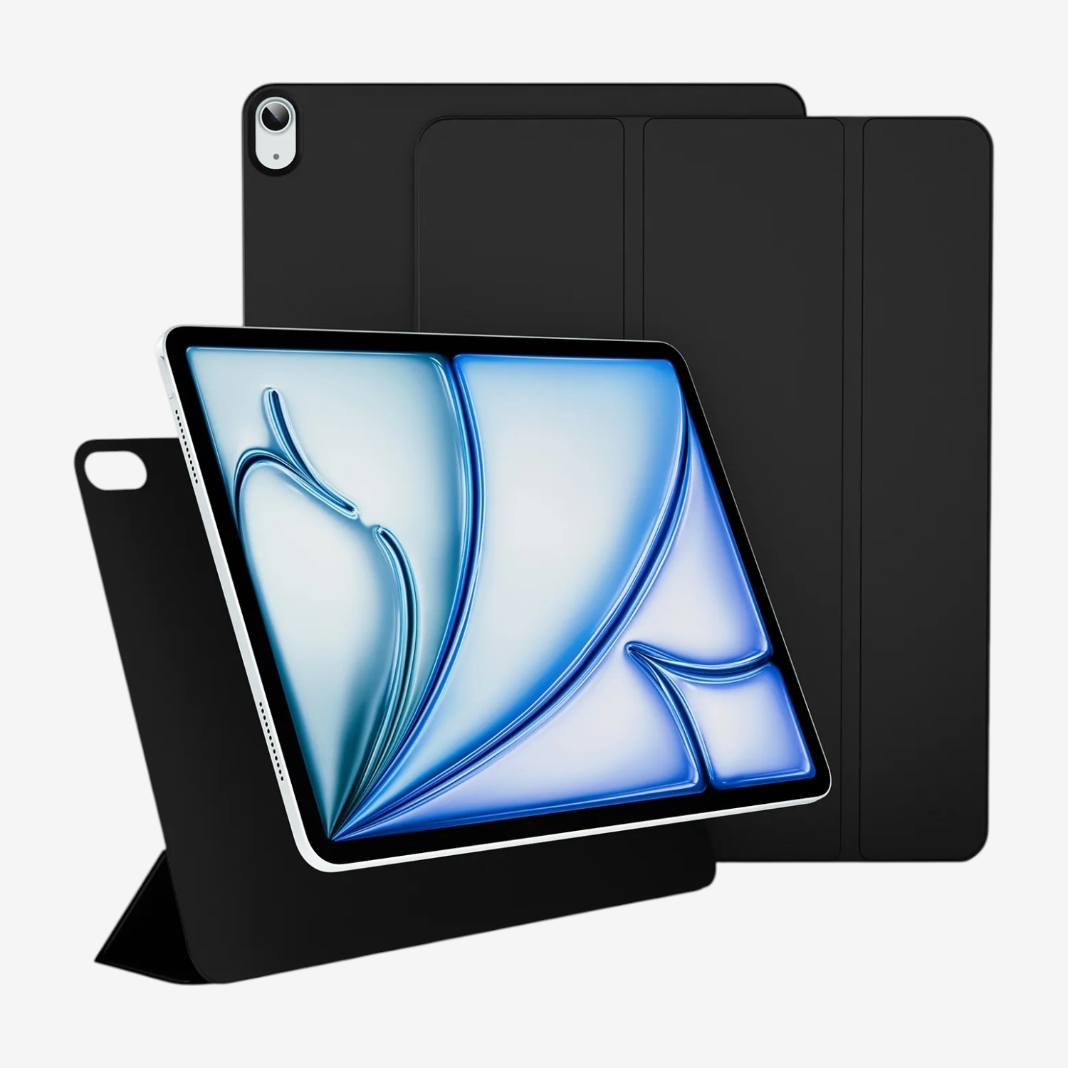 Чехол Gurdini Smart Magnet Series для iPad Air 13 (M3), чёрный