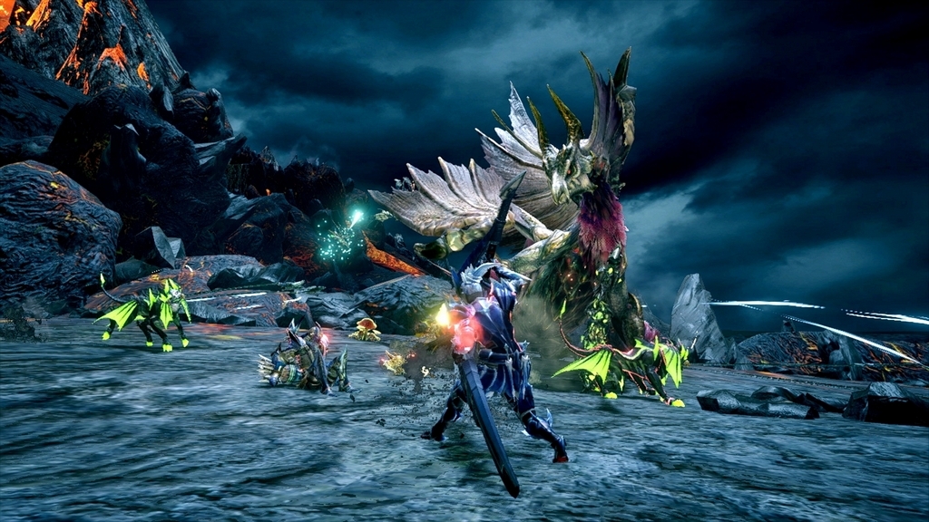 Игра Monster Hunter Rise (Nintendo Switch, русские субтитры)
