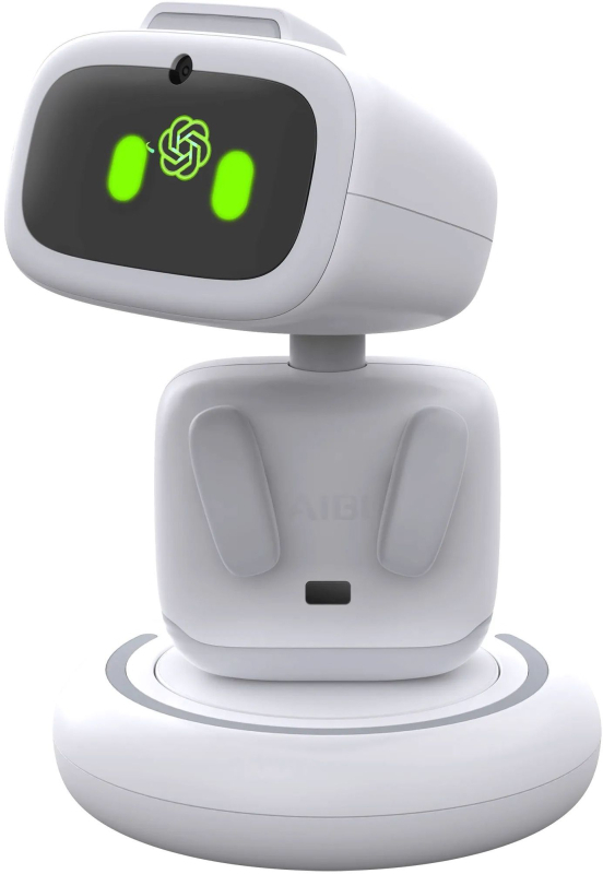 Умный робот карманный LIVING.AI AIBI Pocket Pet с ИИ ChatGPT, белый (White)