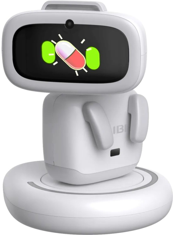 Умный робот карманный LIVING.AI AIBI Pocket Pet с ИИ ChatGPT, белый (White)