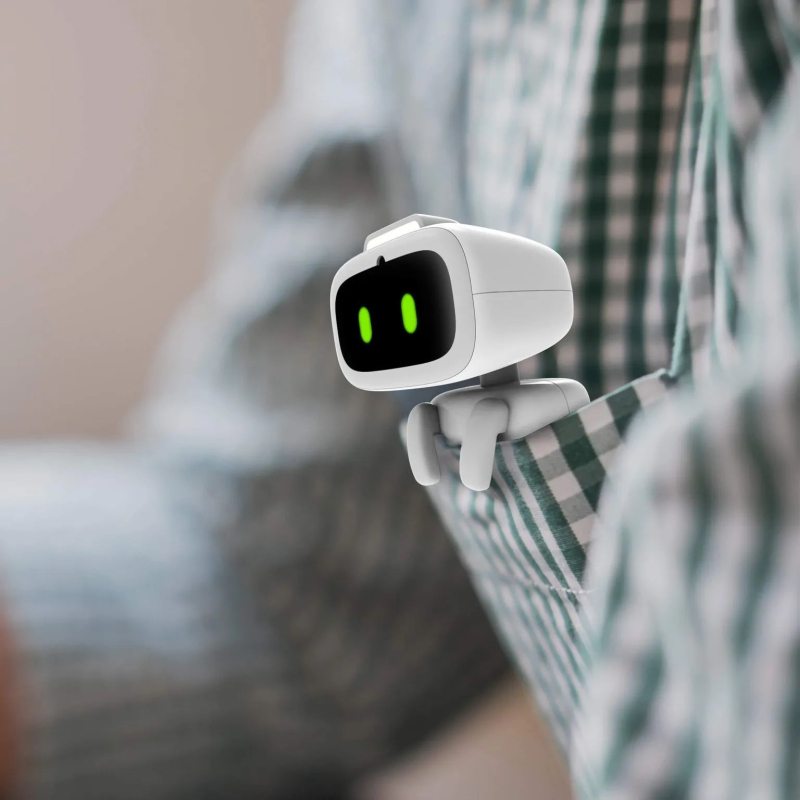 Умный робот карманный LIVING.AI AIBI Pocket Pet с ИИ ChatGPT, белый (White)