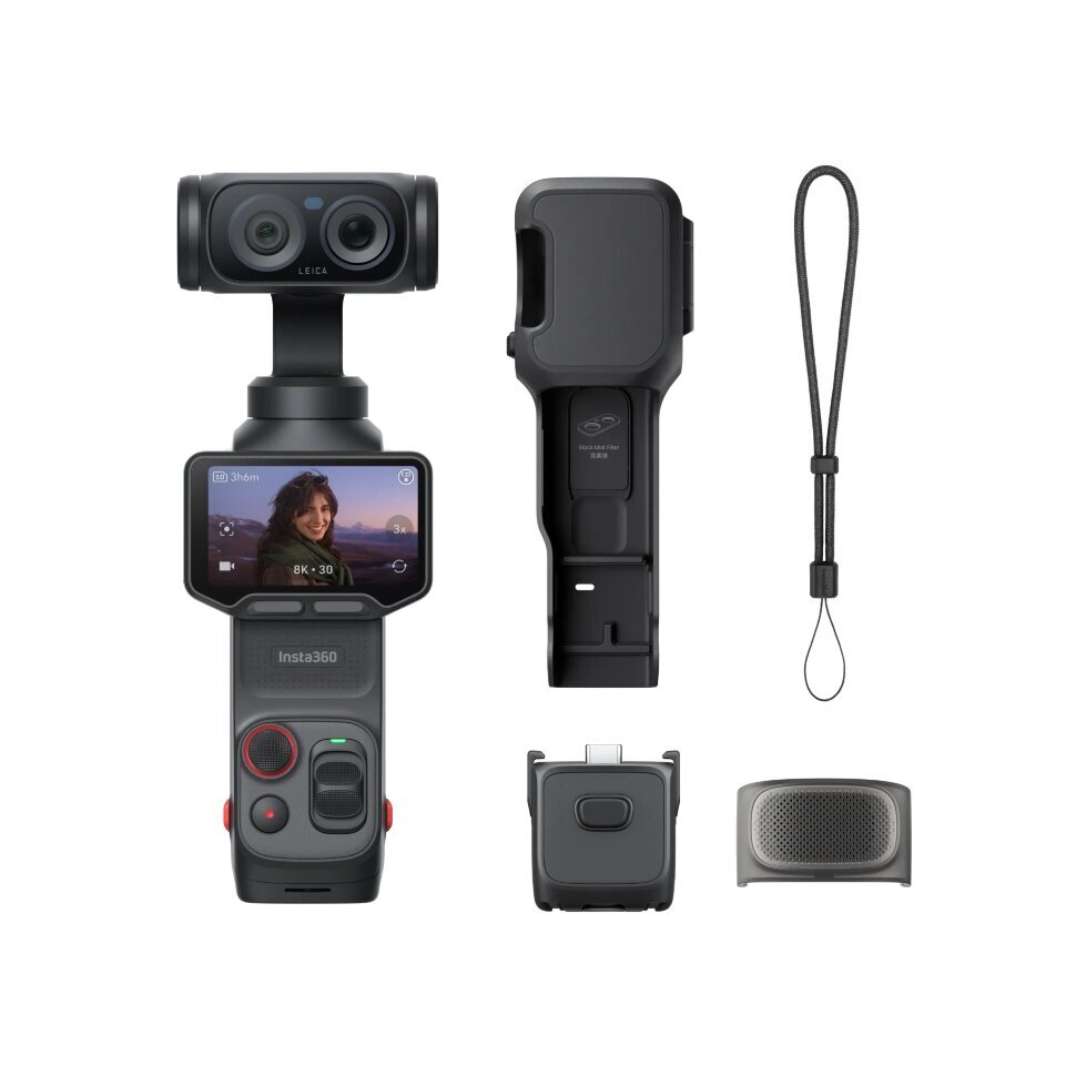 Экшн-камера Insta 360 Luna Ultra Standard Bundle, чёрный (Cosmic Black)