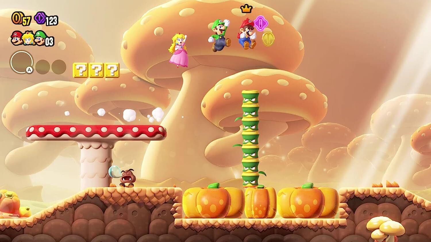 Игра Super Mario Bros. Wonder (Nintendo Switch, полностью на русском)