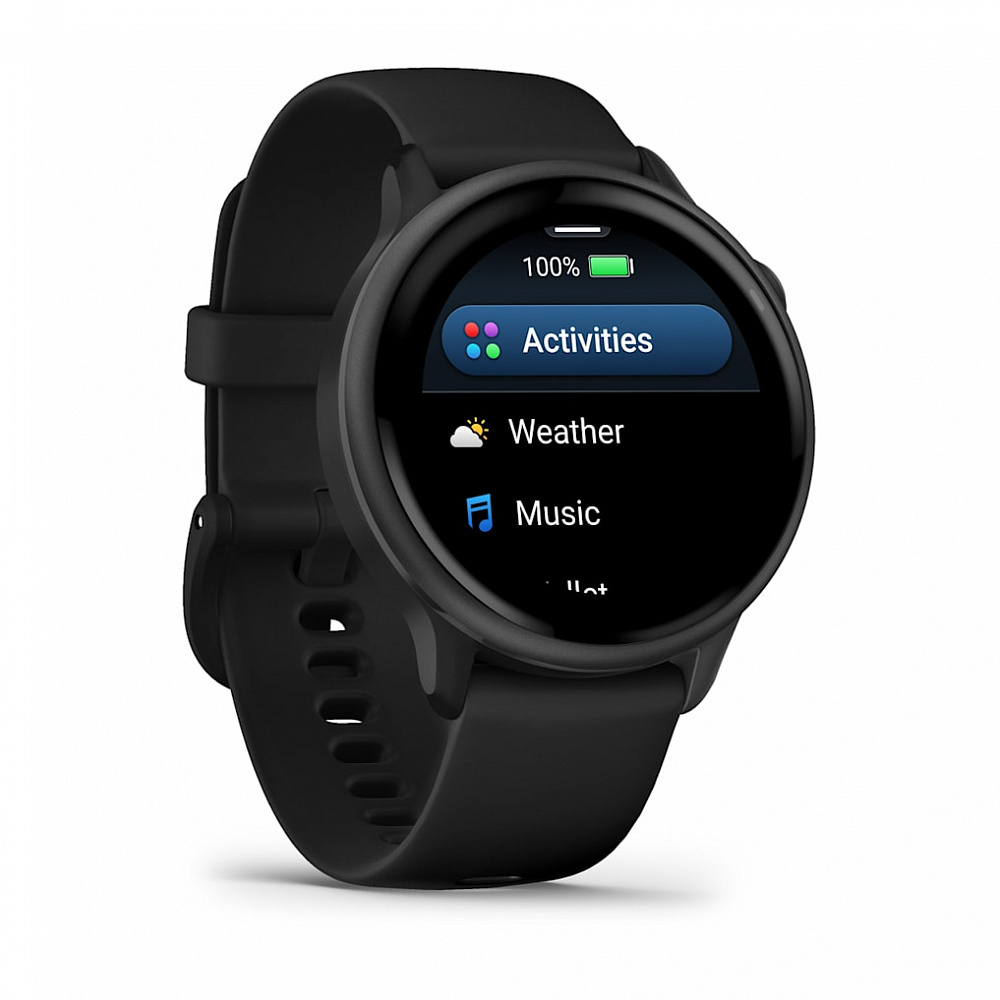 Умные часы Garmin Vivoactive 6 (010-02985-00), чёрный (Black)