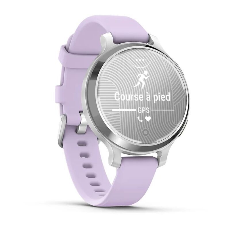 Умные часы Garmin Lily 2 (010-02891-01) Active Silver with Purple Jasmine Silicone Band