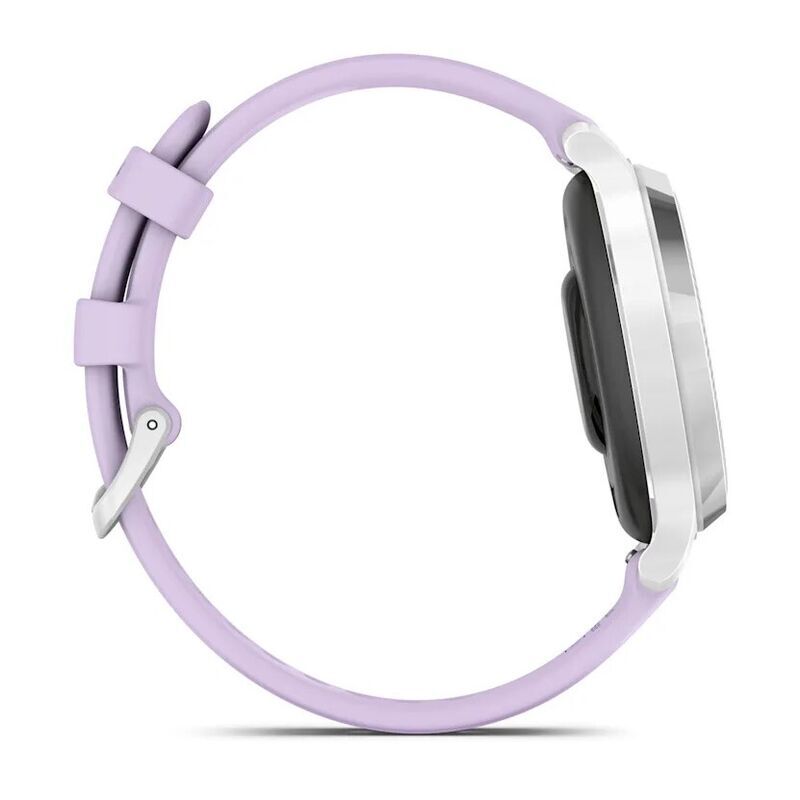 Умные часы Garmin Lily 2 (010-02891-01) Active Silver with Purple Jasmine Silicone Band