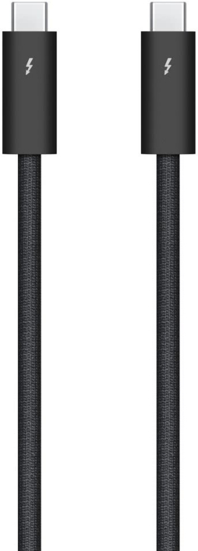 Кабель Apple Thunderbolt 4 (USB-C) Pro Cable, длина 3м, плетёный, чёрный (MWP02)