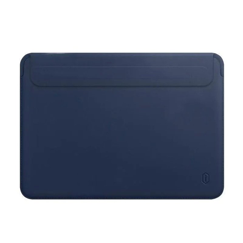 Защитный чехол WiWU Skin Pro II Leather Sleeve для Apple MacBook Air 15" (M2, M3, M4, M5 | 2023-2026), синий (Blue)