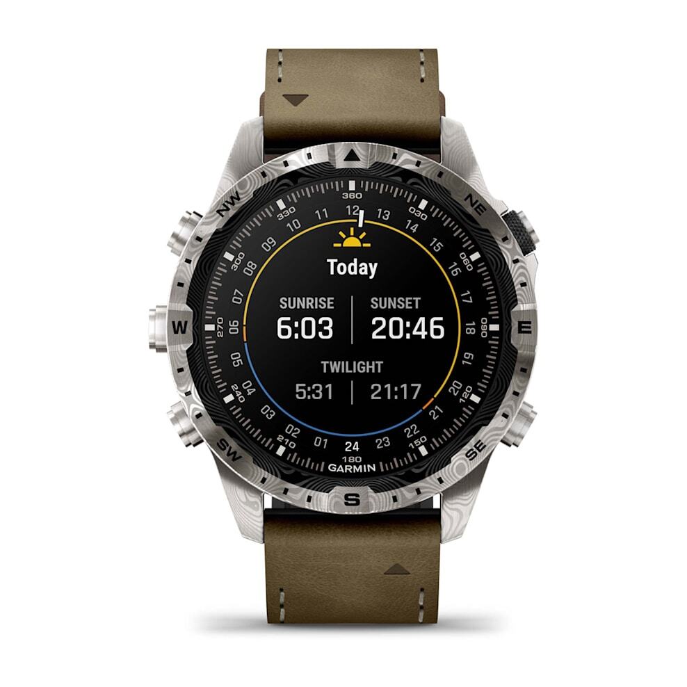 Умные часы Garmin MARQ ADVENTURER (GEN2) DAMASCUS STEEEL EDITION (010-03393-31)