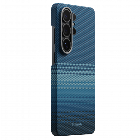 Чехол Pitaka Ultra-Slim Case для Samsung Galaxy S26 Ultra, голубой (Moonrise)