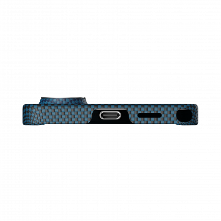 Чехол Pitaka Ultra-Slim Case для Samsung Galaxy S26 Ultra, голубой (Moonrise)