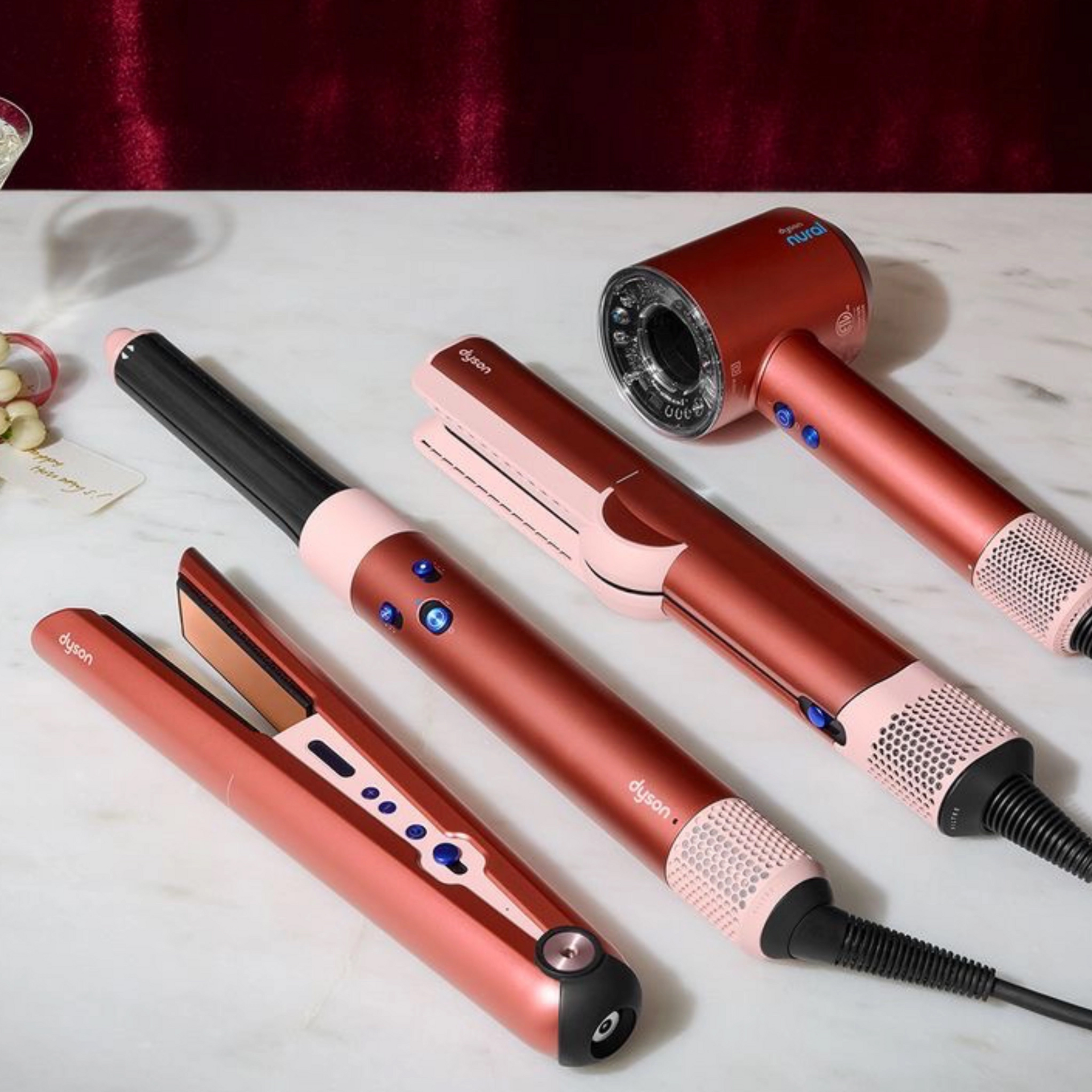 Фен Dyson Supersonic Nural HD16, клубнично-бронзовый/розовый румянец (Strawberry Bronze/Blush Pink) (2023)