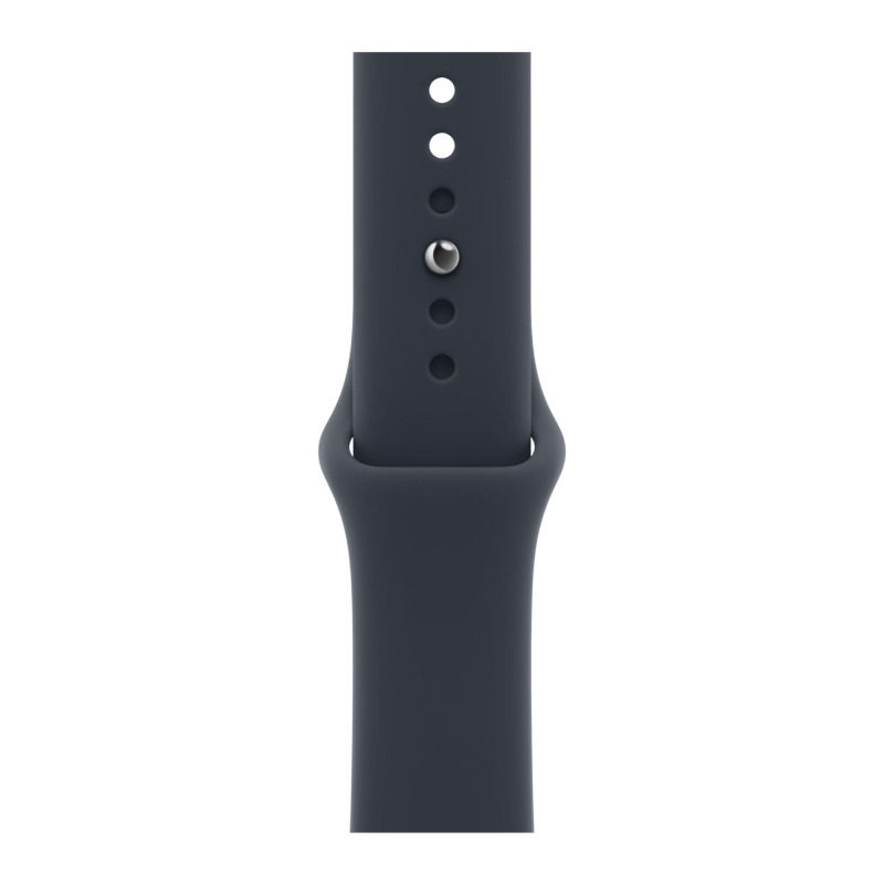 Часы Apple Watch Series 12 (2026), 42 мм, корпус из алюминия цвета «Space Gray», ремешок Sport Band цвета «Navy Blue», тёмно-синий