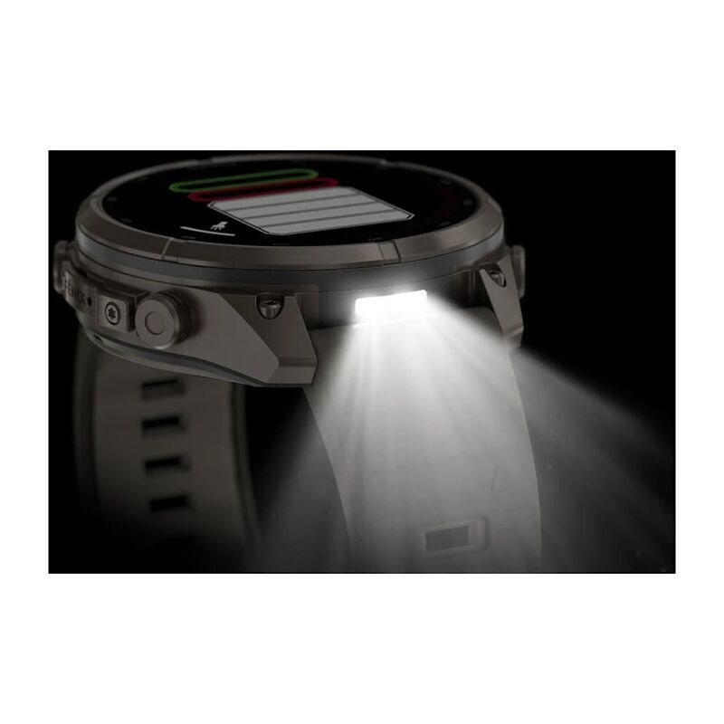 Умные часы Garmin FENIX 9 Pro (010-04338-01) 47 мм, Solar, inReach, LTE, титановый серый, серый силиконовый ремешок