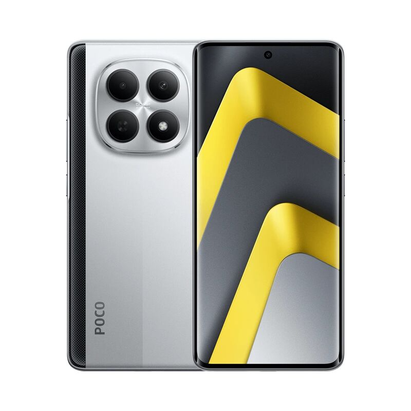 Смартфон Xiaomi POCO M8 12/256Gb, серебристый (Silver)