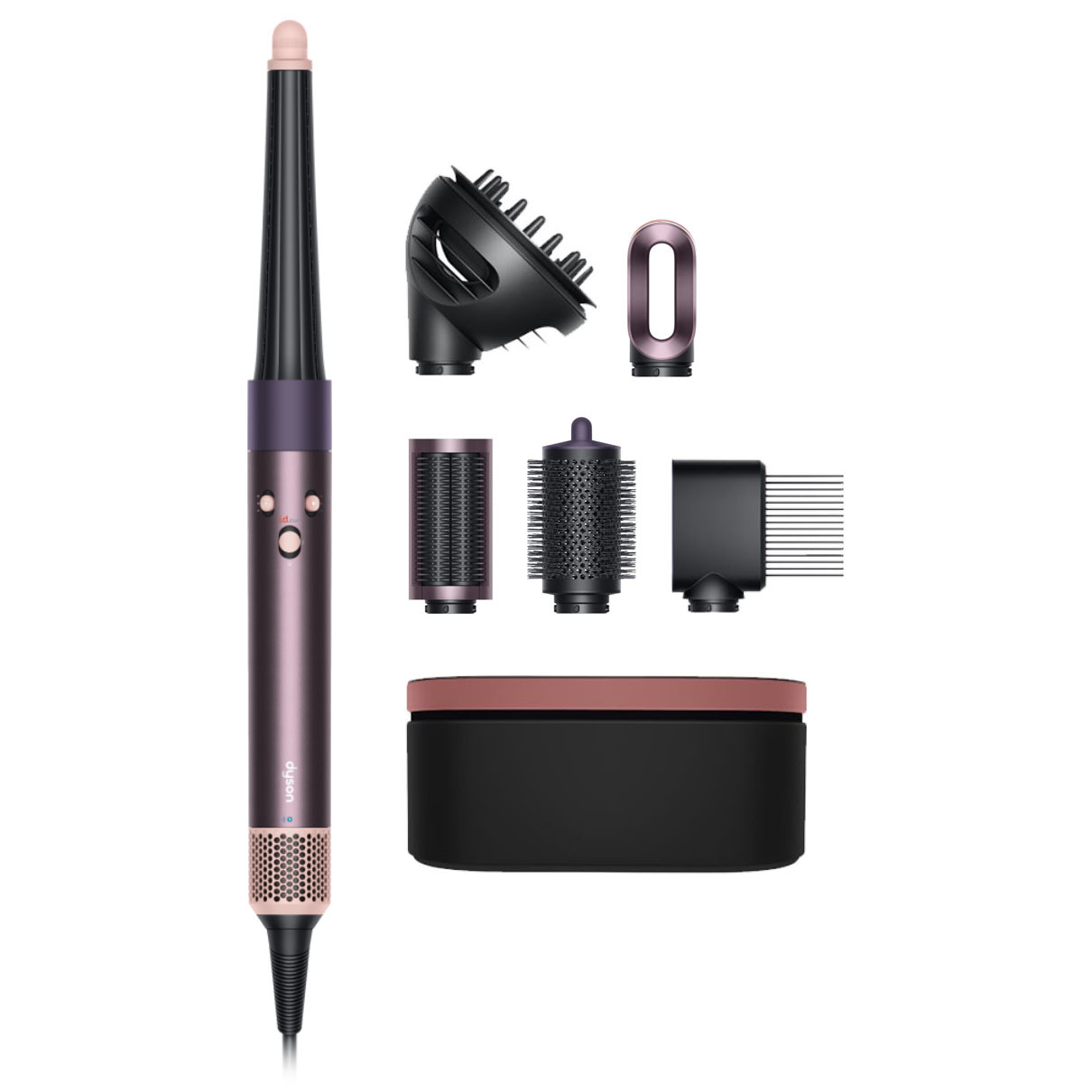 Стайлер Dyson Airwrap i.d. Long HS08 Curly+Coily, сливовый (Jasper Plum) (2025)