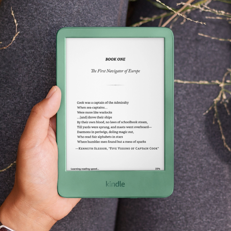 Электронная книга Amazon Kindle 11 2024 16Gb, зелёный (Matcha) (с рекламой)