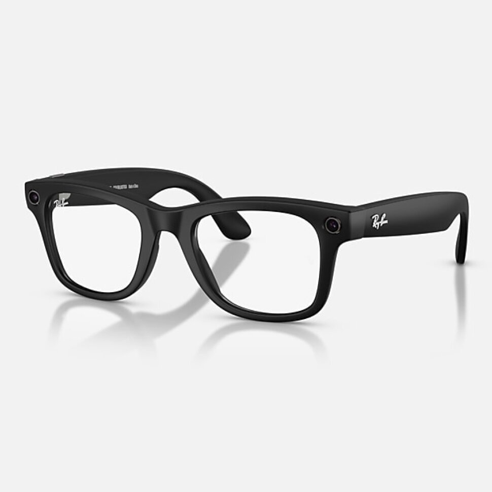 Умные очки Ray-Ban Meta Wayfarer Gen 2 RW4012 (матовая чёрная оправа, линзы с серым автозатемнением), размер L