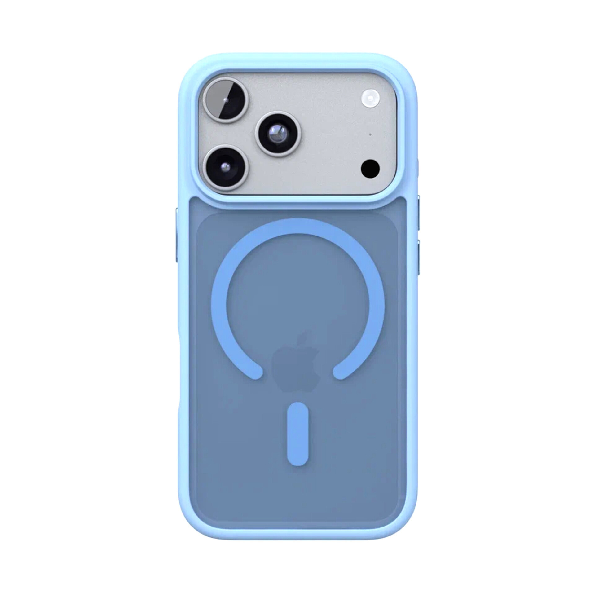 Защитный чехол Clear Case с MagSafe для Apple iPhone 18 Pro Max, голубой (Blue)