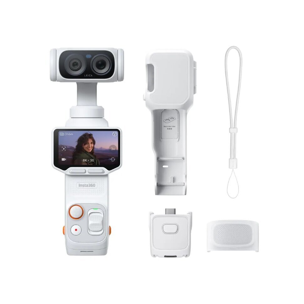 Экшн-камера Insta 360 Luna Ultra Standard Bundle, белый (Stellar White)