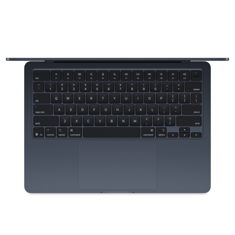 Ноутбук Apple MacBook Air 13" (M4, 10C CPU, 10C GPU, 16Gb, 512Gb SSD), "полуночный чёрный" (MW133)
