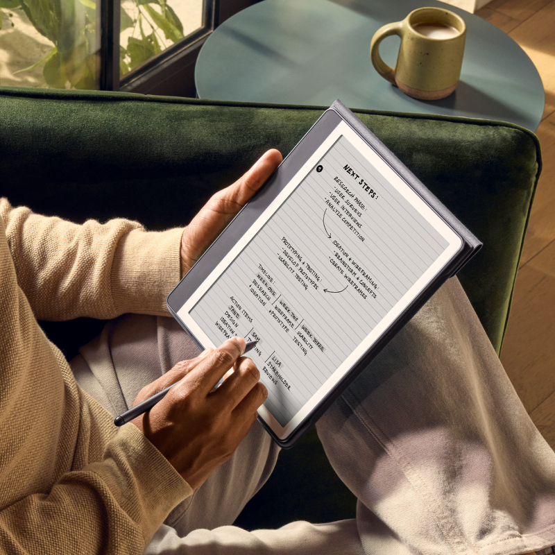 Электронная книга Amazon Kindle Scribe 2024 32Gb + стилус Premium Pen, "вольфрам" (Tungsten)