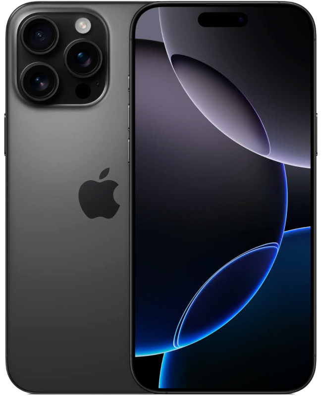 Смартфон Apple iPhone 16 Pro Max 512Gb, "титановый чёрный" SIM + eSIM