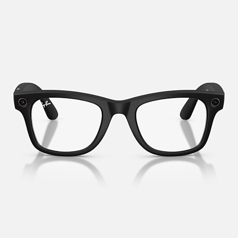 Умные очки Ray-Ban Meta Wayfarer Gen 2 RW4012 (матовая чёрная оправа, линзы с серым автозатемнением), размер M