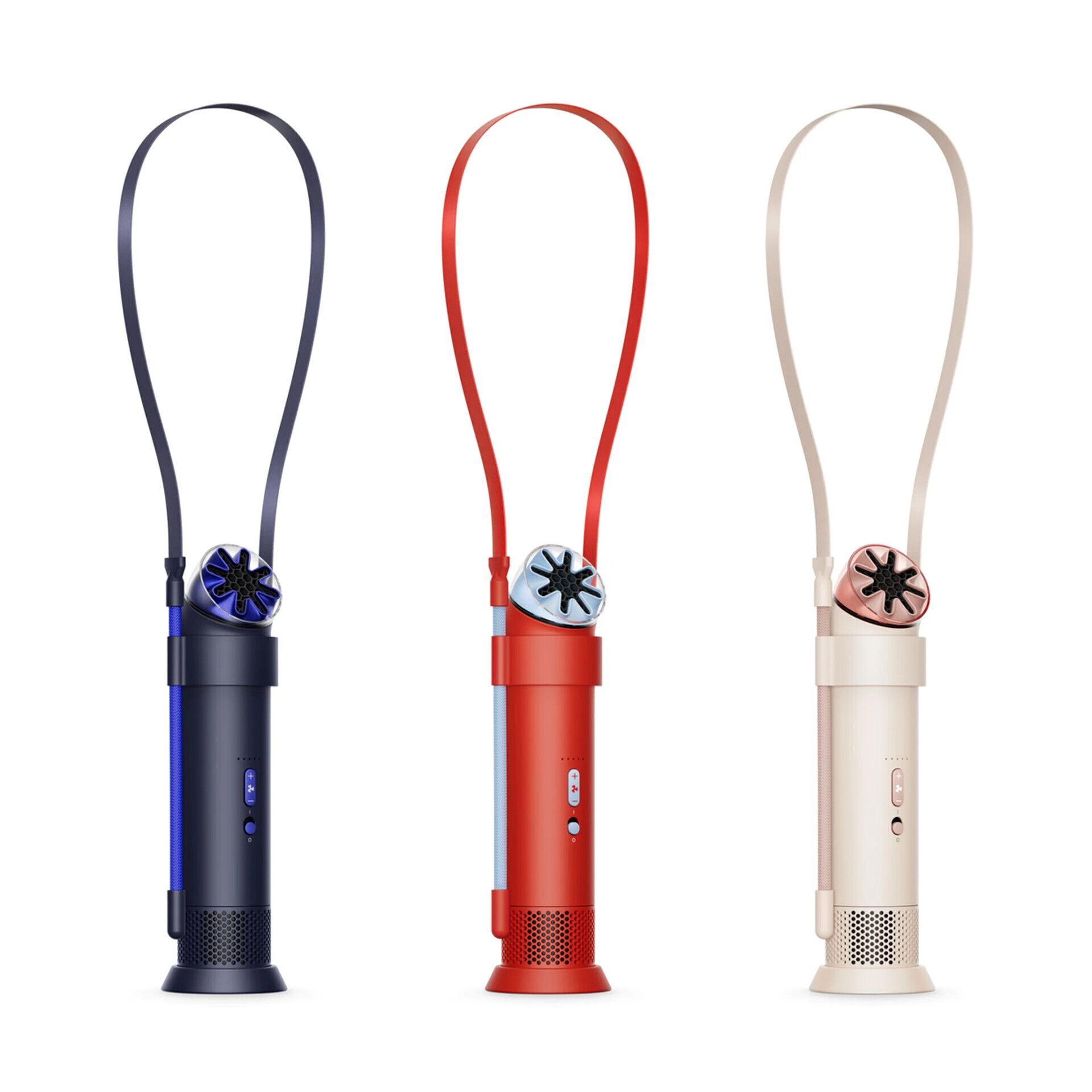 Портативный вентилятор Dyson HushJet Mini Cool fan, синий (Ink/Cobalt)
