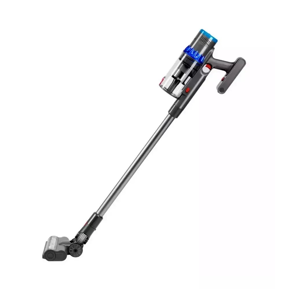 Пылесос Dyson V15 Detect Fluffy SV47, синий/никель (Blue/Nickel) (2023)
