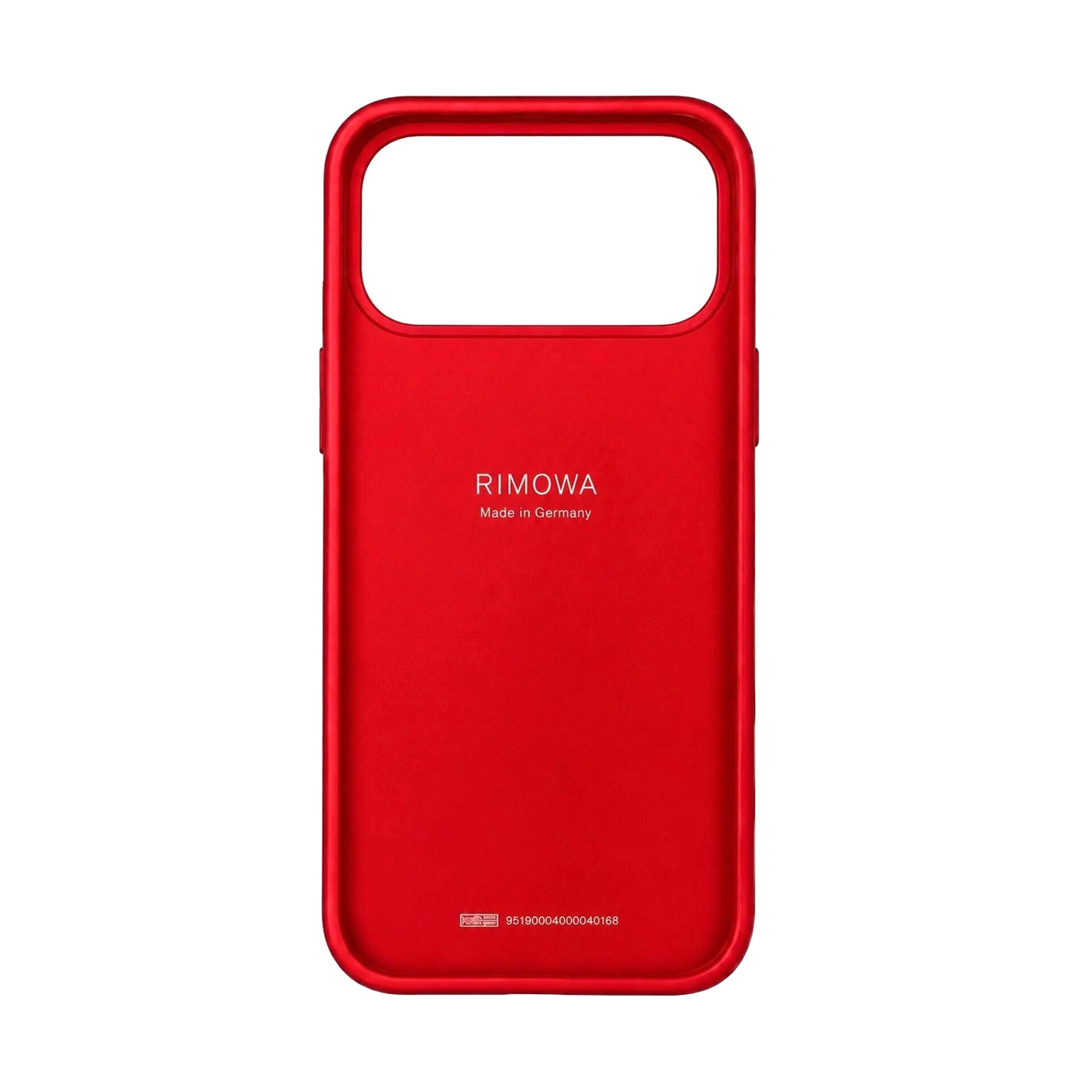 Защитный чехол RIMOWA для Apple iPhone 18 Pro Max, красный (Red)