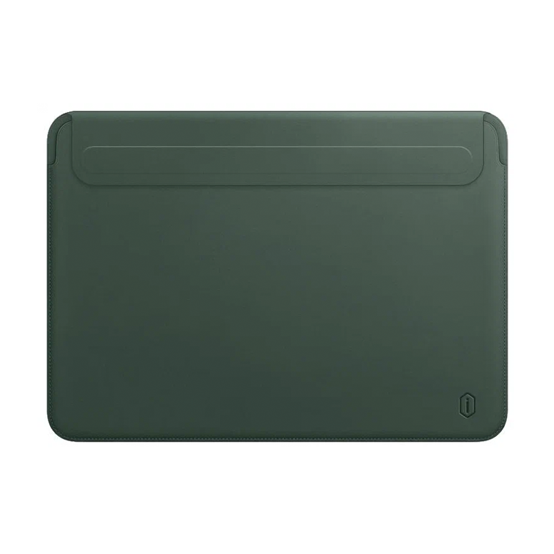Защитный чехол WiWU Skin Pro II Leather Sleeve для Apple MacBook Pro 14" (M1, M2, M3, M4, M5 | 2021-2026), зелёный (Green)