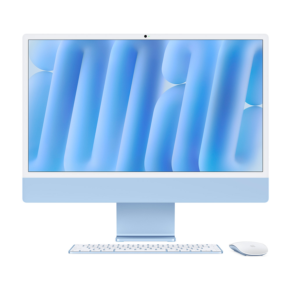 Моноблок Apple iMac 24" Retina 4,5K (M4, 10C CPU, 10C GPU, 32Gb, 1Tb SSD), синий (Z1K5001U6)
